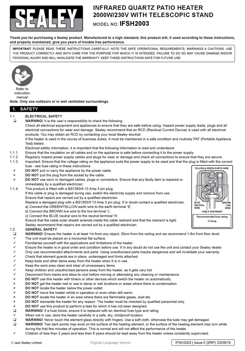 Sealey IFSH2003 instructions