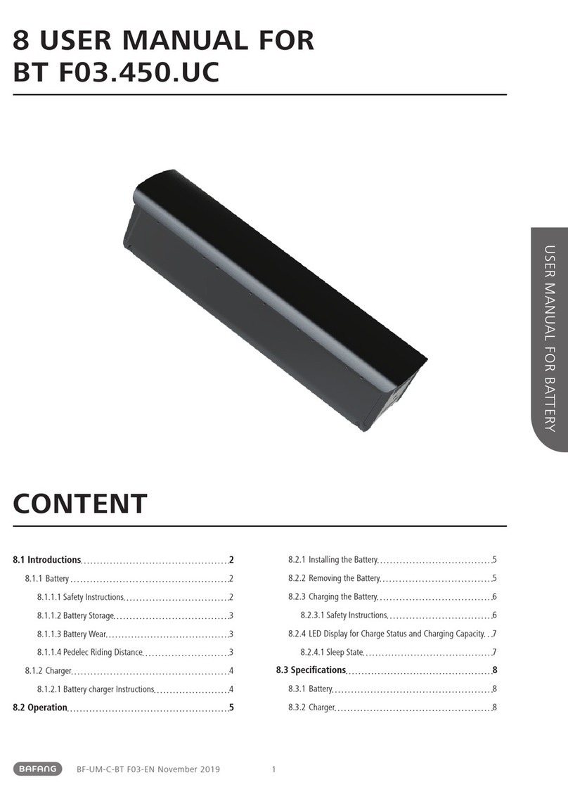 BAFANG BT F03.450.UC user manual