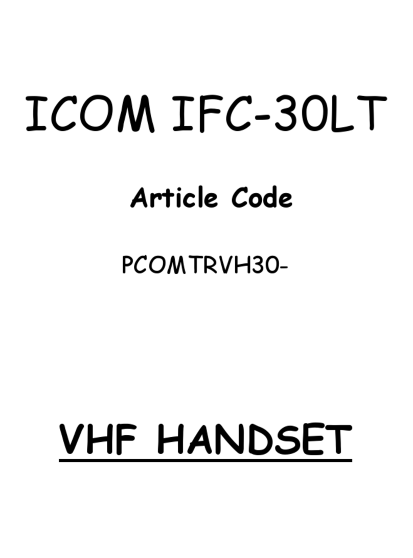 Icom IFC-30LT User manual