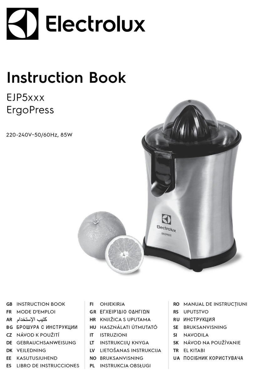 Electrolux EJP5 Series User manual