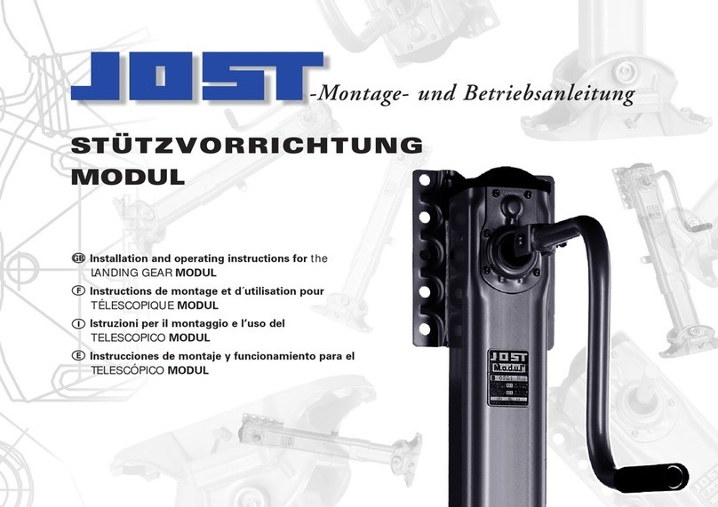 jost Modul B 01 01 Installation and operating instructions