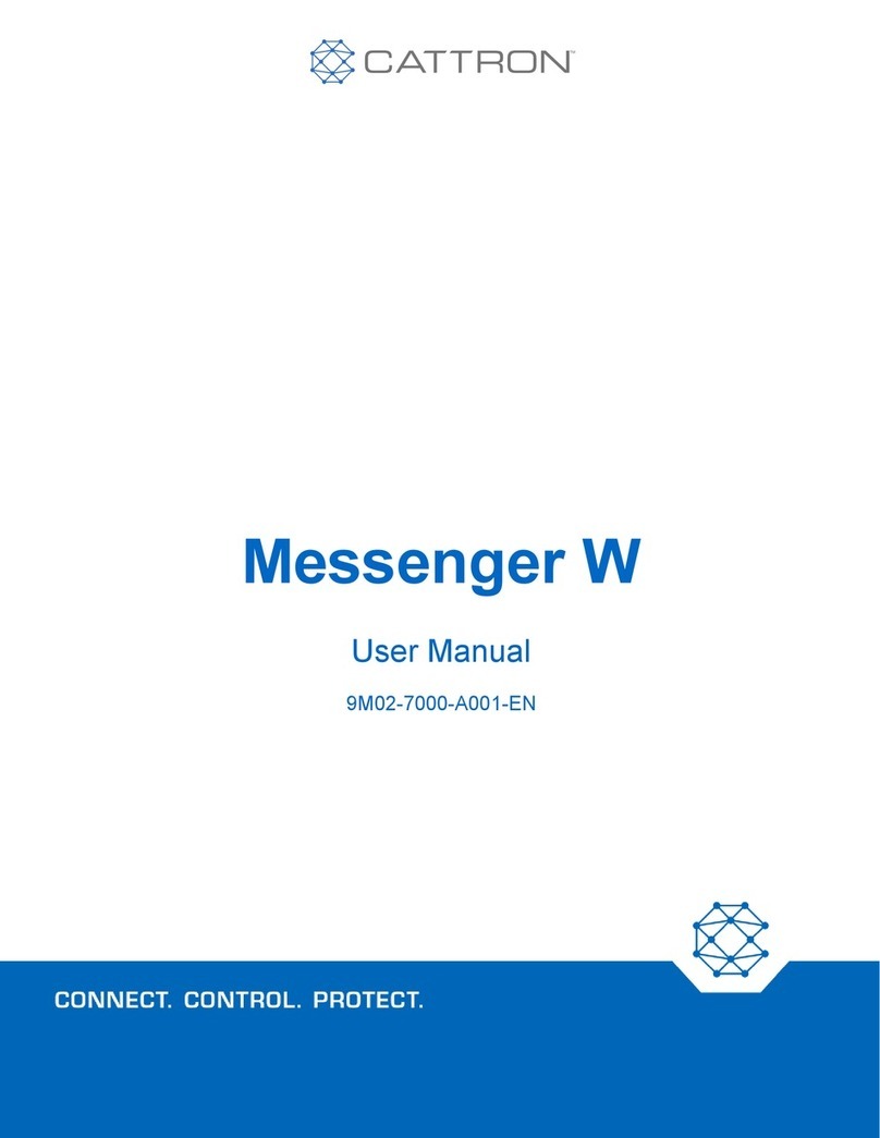 Cattron Messenger W user manual