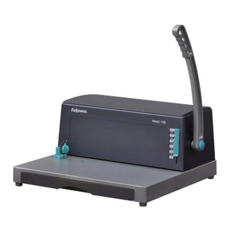 Fellowes Metal 100 instructions