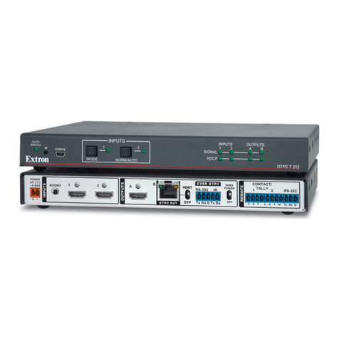 Extron electronics DTP2 T 212 User manual Extron electronics DTP2 T 212 User manual
