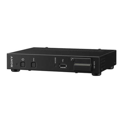 Sony VSP-BZ10 User guide
