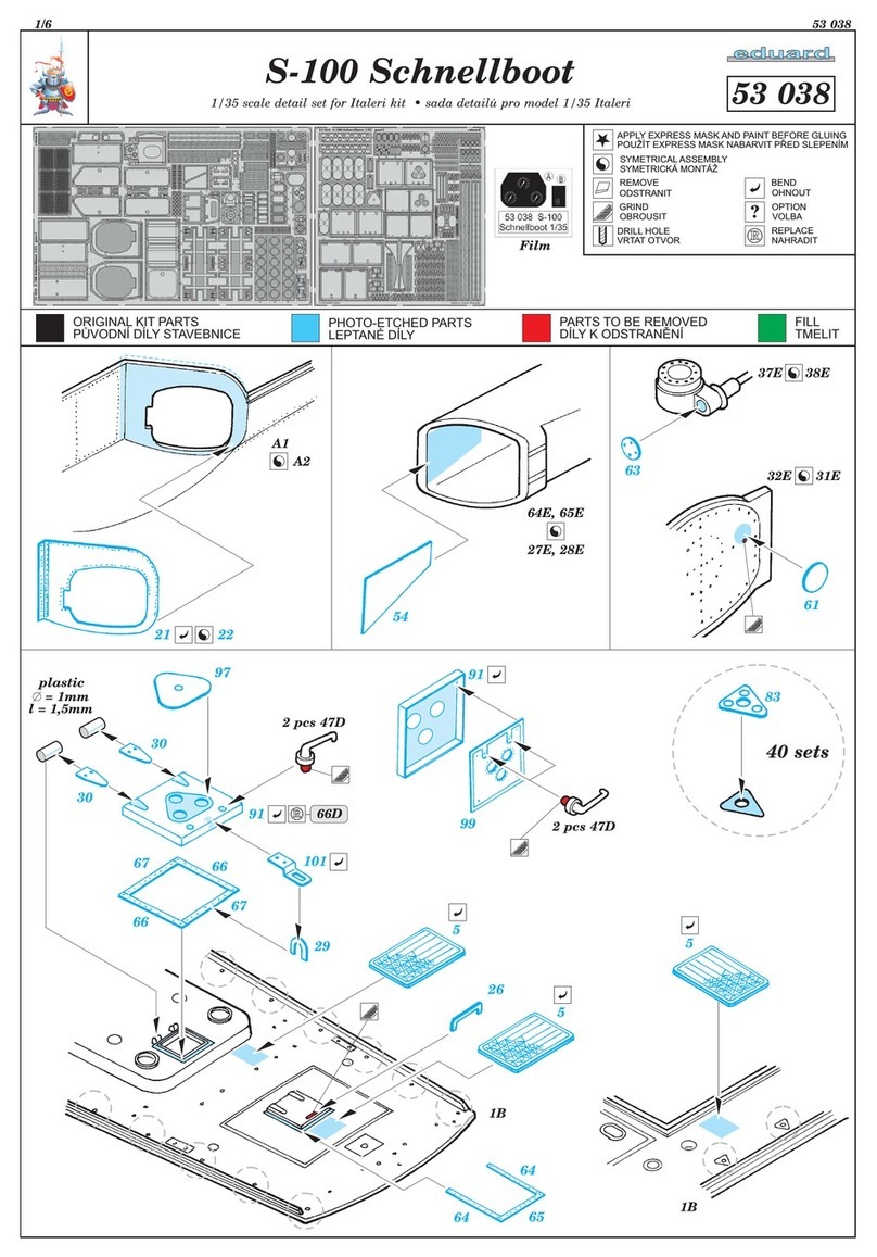 Eduard S-100 Schnellboot User manual