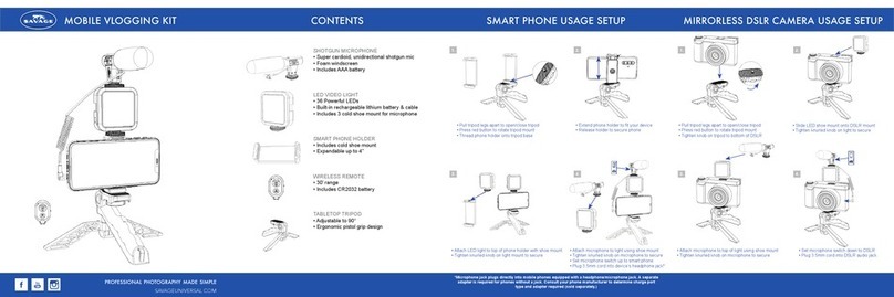 Savage MOBILE VLOGGING KIT User manual