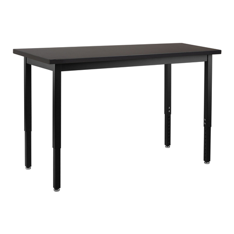 National Public Seating SLT3-2448P User manual