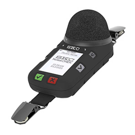 SKC NoiseCHEK operating instructions
