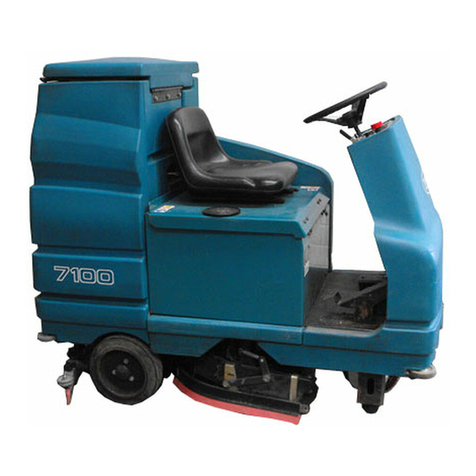 Tennant 7100 Instruction bulletin