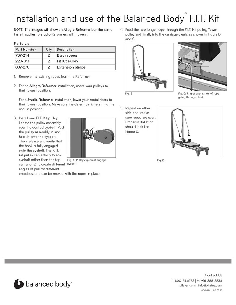 Balanced Body F.I.T. Quick start guide