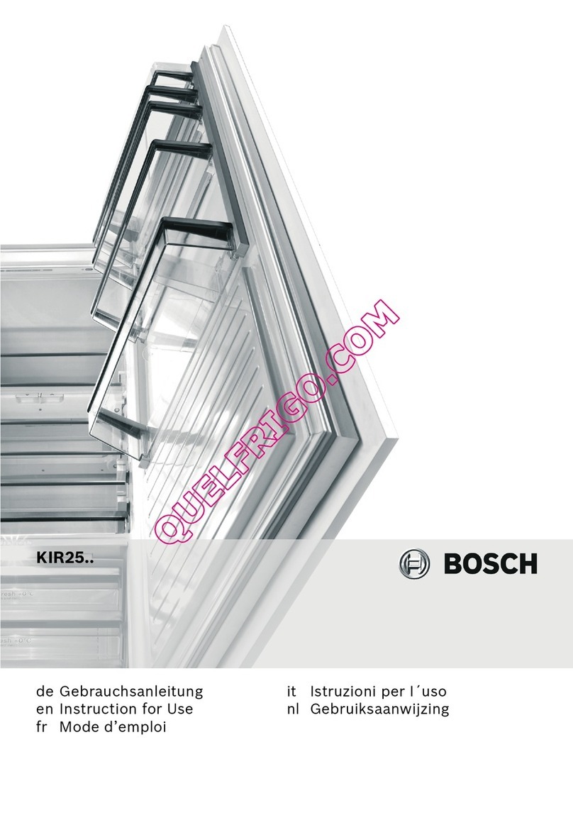 Bosch KIR25 Series Instructions for use