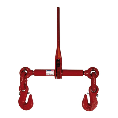 POWERTEX Load Binder PLB User manual