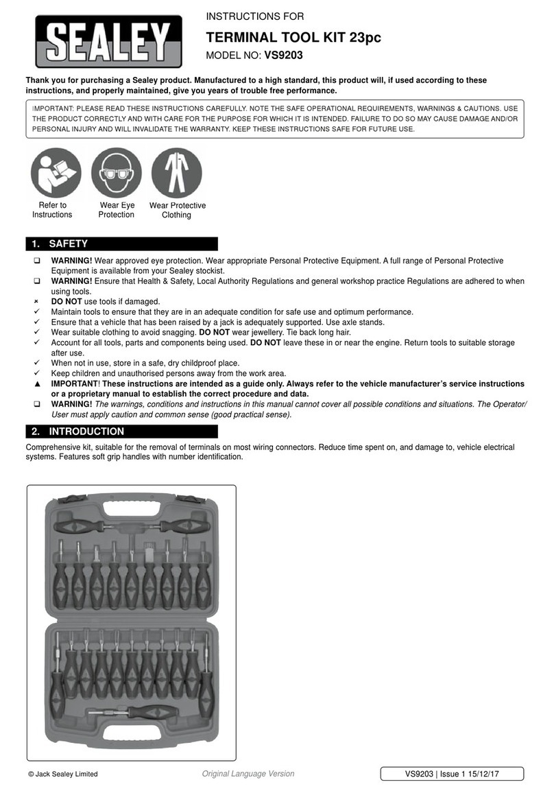 Sealey VS9203 User manual