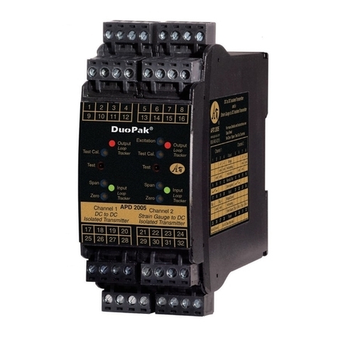 Absolute Process Instruments DuoPak APD 2005 User manual