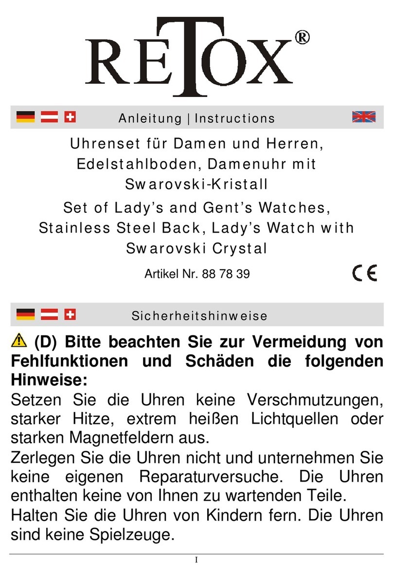 RETOX 88 78 39 User manual