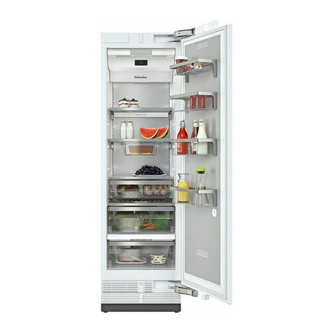 Miele K 2601 V Operating and installation instructions