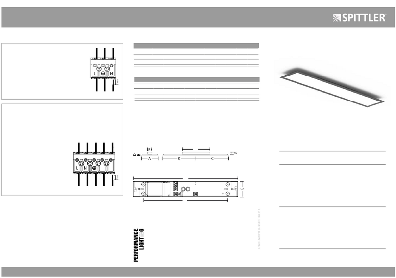 SPITTLER SL720 LED User manual