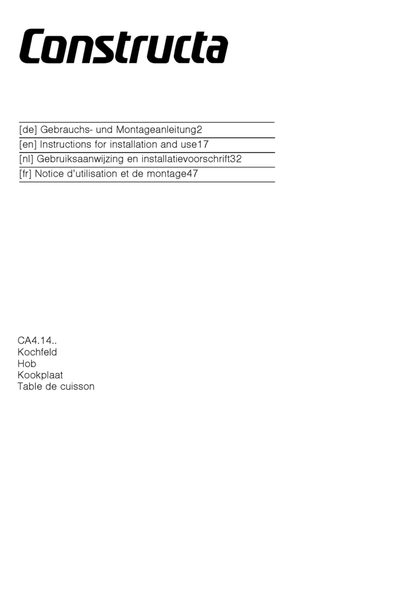 CONSTRUCTA CA4 14 Series User manual