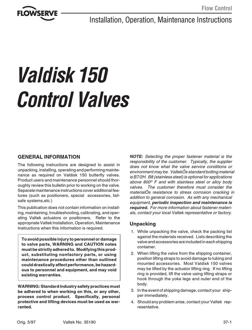 Flowserve Valdisk 150 Manual