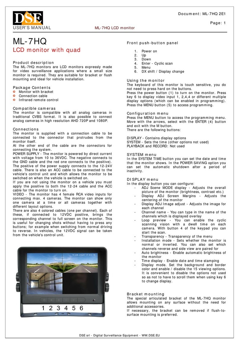 DSE ML-7HQ User manual
