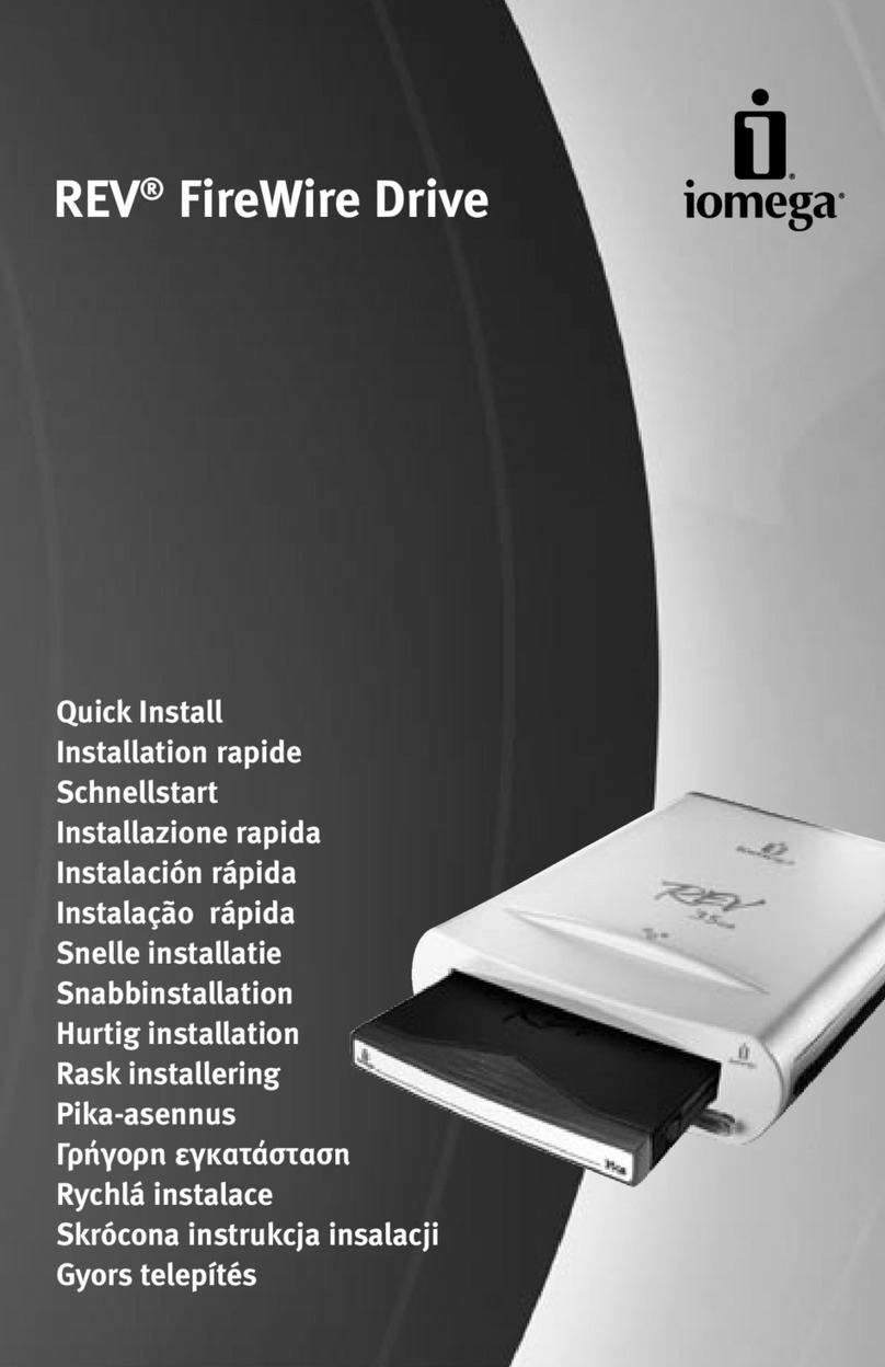 Iomega Portable Hard Drive USB / FireWire Quick install