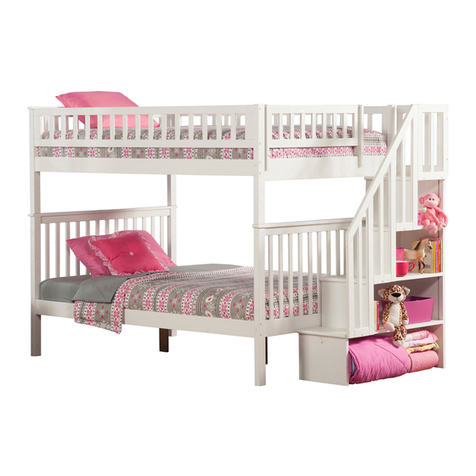 READY To ASSEMBLE STAIRCASE BOOKSHELF BUNK BED User manual READY To ASSEMBLE STAIRCASE BOOKSHELF BUNK BED User manual