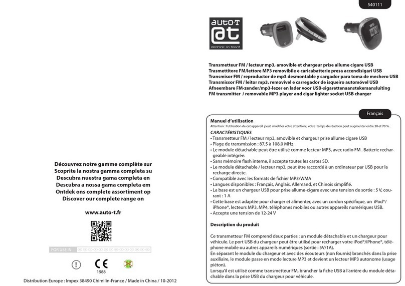 Auto-T 540111 user manual