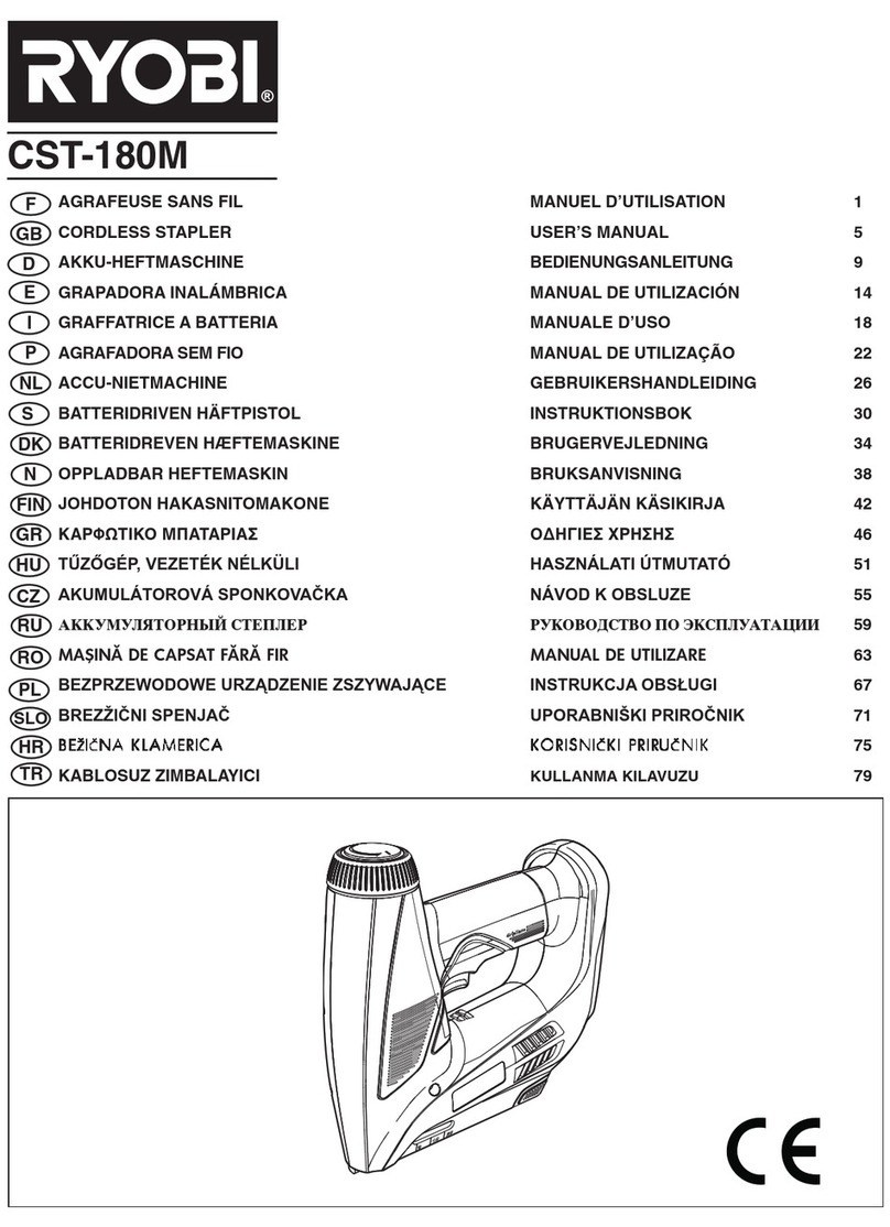 Ryobi CST-180M user manual