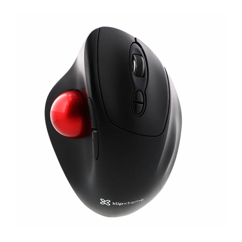 Klip Xtreme ErgoBall KMW-800 manual