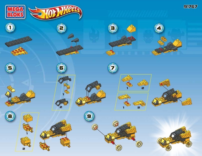 Mega Bloks Hot Wheels 91767 quick start guide Mega Bloks Hot Wheels 91767 quick start guide