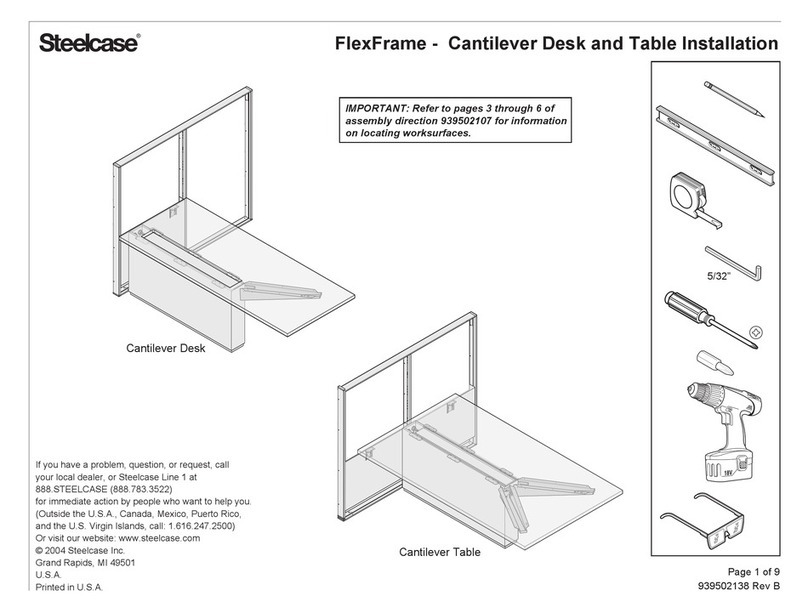 Steelcase FlexFrame User manual Steelcase FlexFrame User manual