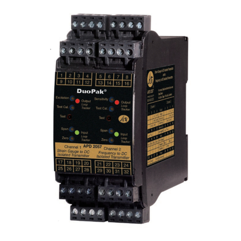 Absolute Process Instruments DuoPak APD 2057 User manual
