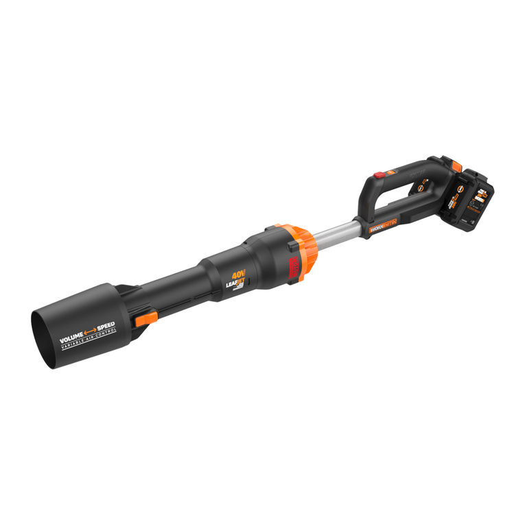 Worx Nitro LEAFJET WG585 manual
