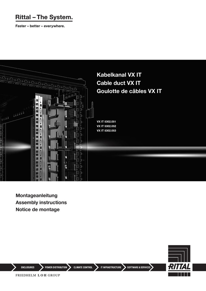 FRIEDHELM LOH RITTAL 5302.051 Assembly instructions