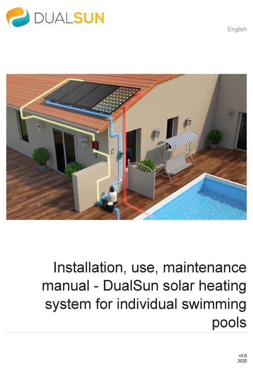 DUALSUN solar heating system Installation, use & maintenance manual