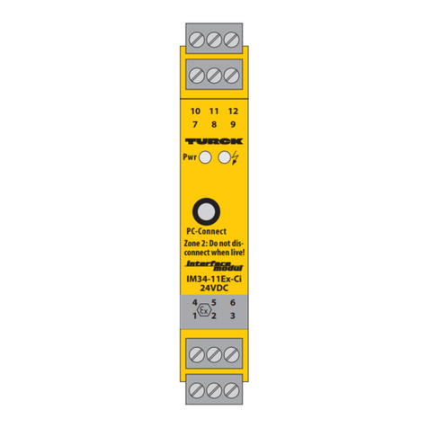 turck IM34-11Ex-Ci/24VDC User manual