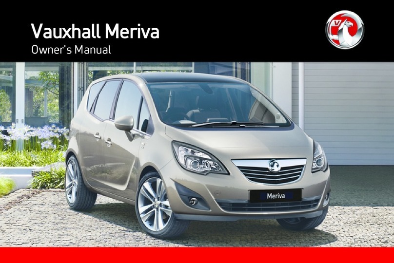 Vauxhall Meriva User manual