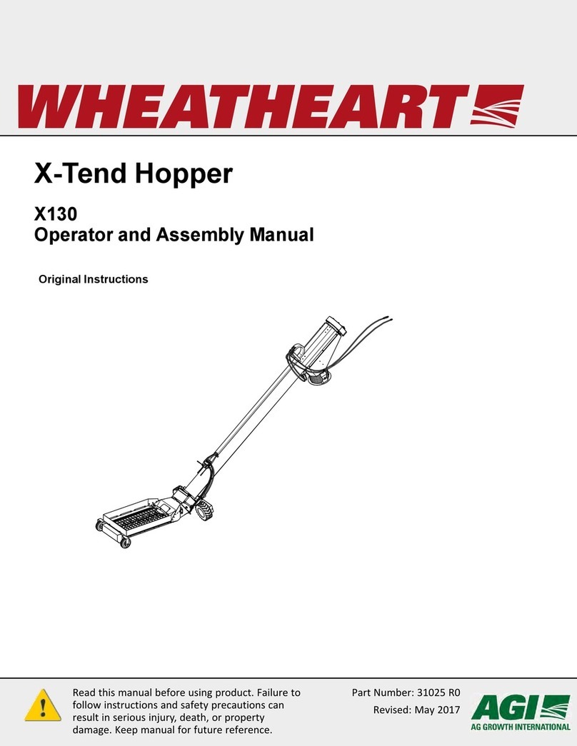 AGI WHEATHEART X130 Operator and Assembly Manual AGI WHEATHEART X130 Operator and Assembly Manual