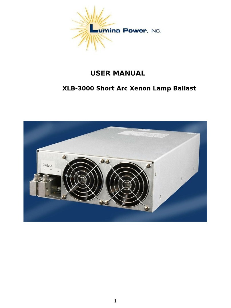 Lumina Power XLB-3000 user manual