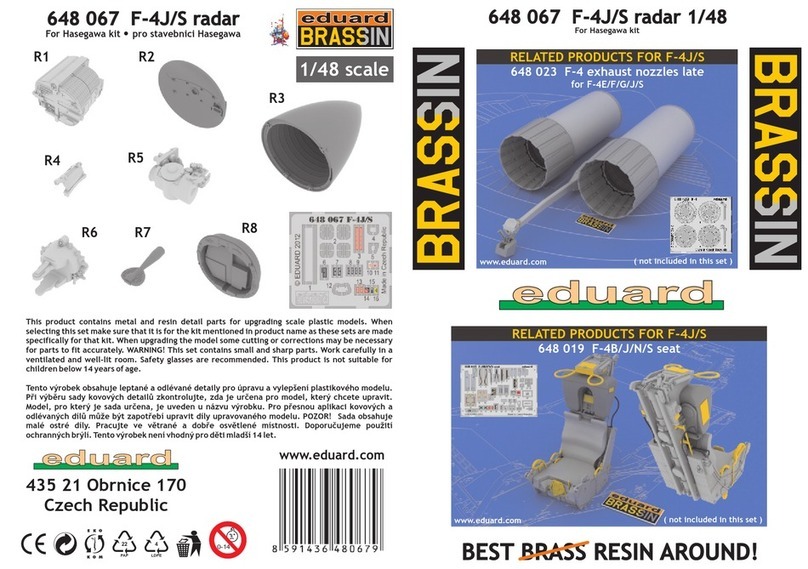 Eduard BRASSIN 648 067 User manual Eduard BRASSIN 648 067 User manual