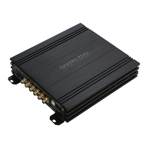 Ground Zero GZDSP 4.80A-PRO User manual