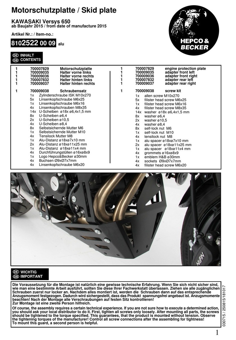hepco & becker 8102522 00 09 User manual hepco & becker 8102522 00 09 User manual