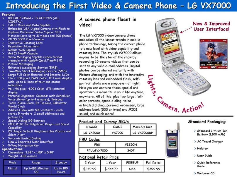 LG VX7000  VX7000 VX7000 manual