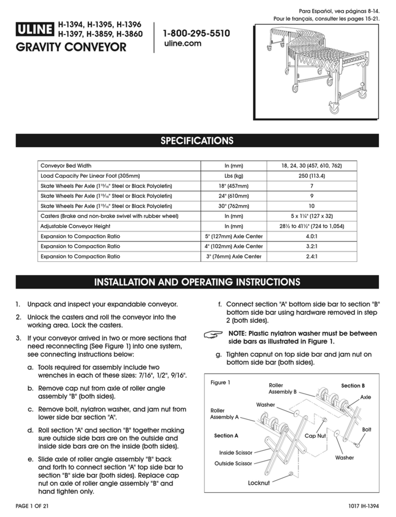 U-Line H-1394 Installation and operating instructions U-Line H-1394 Installation and operating instructions