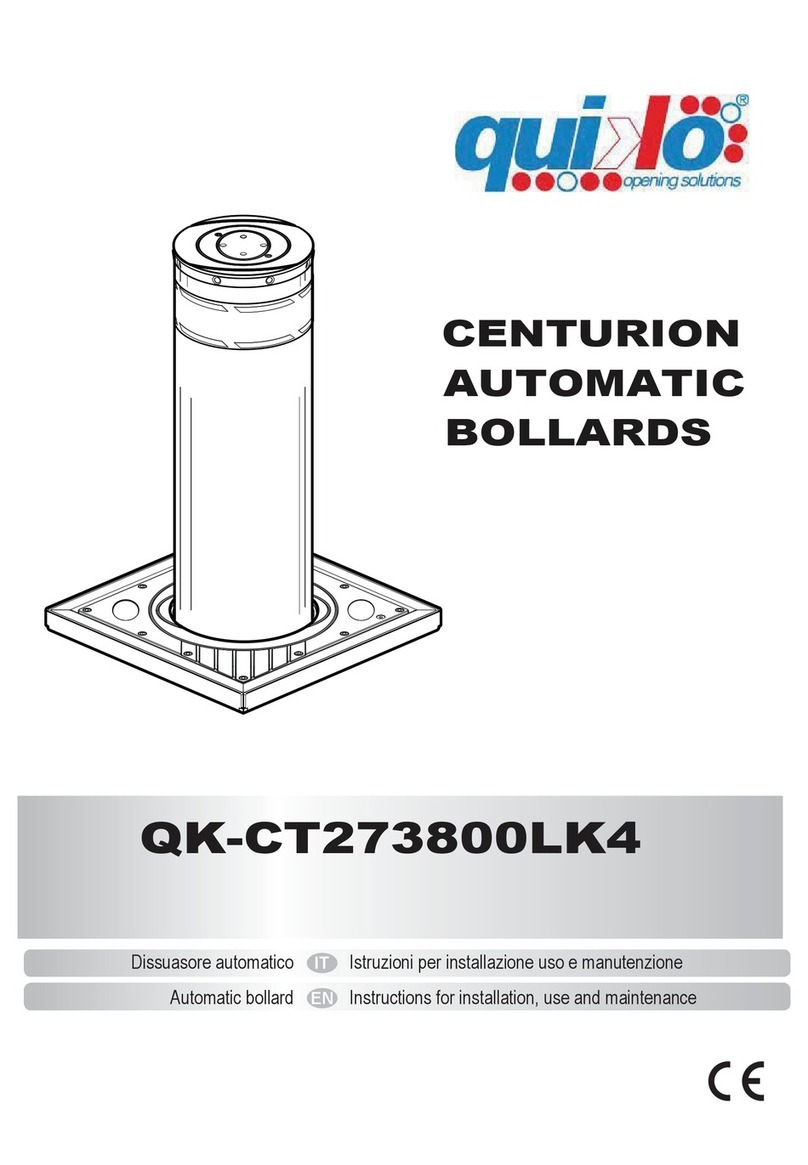 quiko QK-CT273800LK4 Instructions for installation, use and maintenance