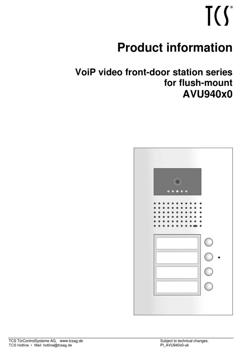 TCS AVU940x0 User manual