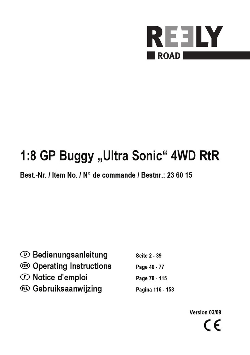Reely Ultra Sonic operating instructions