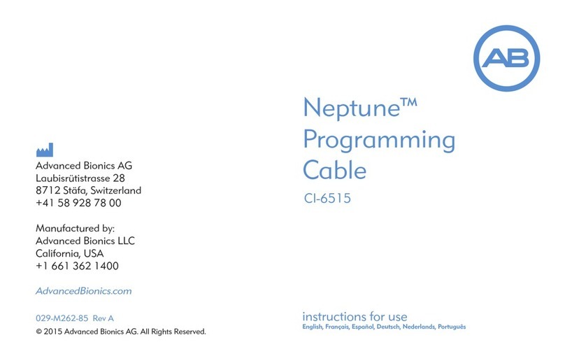 Advanced Bionics Neptune CI-6515 User manual