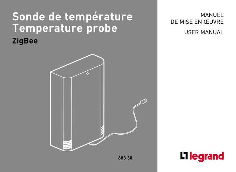 LEGRAND ZigBee 883 30 User manual